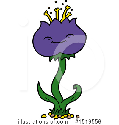 Royalty-Free (RF) Flower Clipart Illustration by lineartestpilot - Stock Sample #1519556