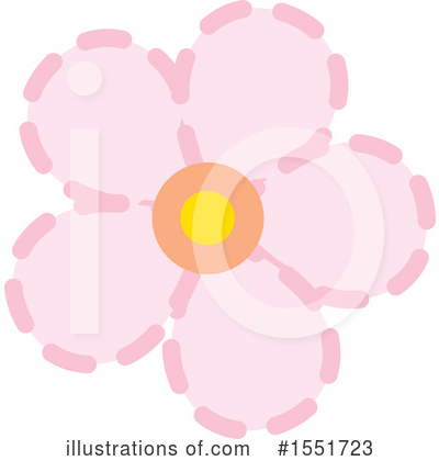 Royalty-Free (RF) Flower Clipart Illustration by Cherie Reve - Stock Sample #1551723