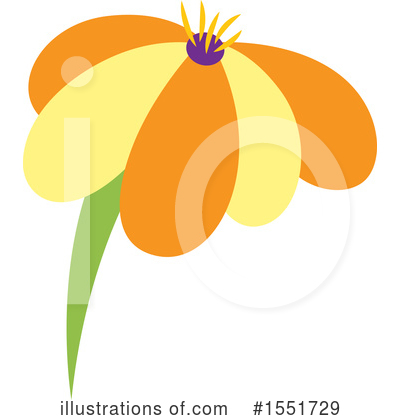 Royalty-Free (RF) Flower Clipart Illustration by Cherie Reve - Stock Sample #1551729