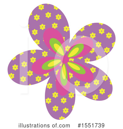 Royalty-Free (RF) Flower Clipart Illustration by Cherie Reve - Stock Sample #1551739