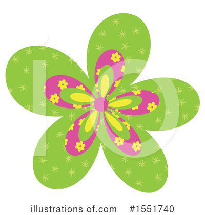 Royalty-Free (RF) Flower Clipart Illustration by Cherie Reve - Stock Sample #1551740