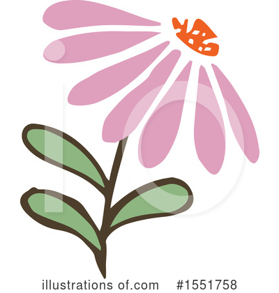 Royalty-Free (RF) Flower Clipart Illustration by Cherie Reve - Stock Sample #1551758