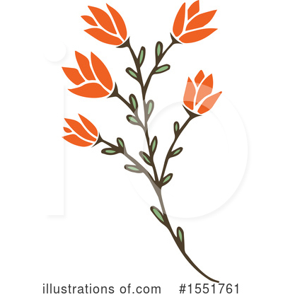 Royalty-Free (RF) Flower Clipart Illustration by Cherie Reve - Stock Sample #1551761