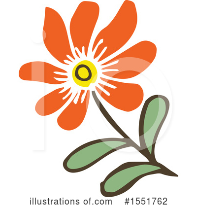 Royalty-Free (RF) Flower Clipart Illustration by Cherie Reve - Stock Sample #1551762