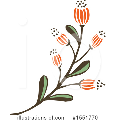 Royalty-Free (RF) Flower Clipart Illustration by Cherie Reve - Stock Sample #1551770