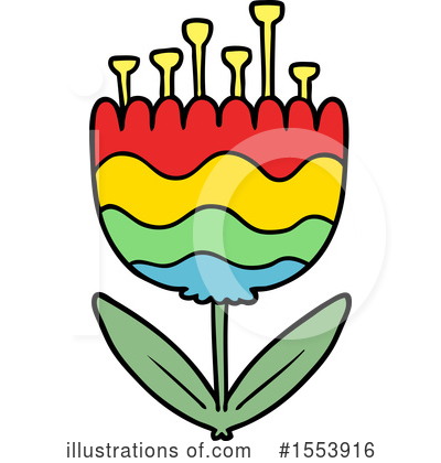 Royalty-Free (RF) Flower Clipart Illustration by lineartestpilot - Stock Sample #1553916