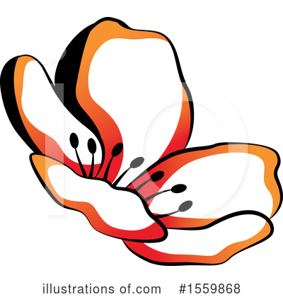 Royalty-Free (RF) Flower Clipart Illustration by Cherie Reve - Stock Sample #1559868