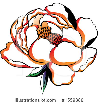 Royalty-Free (RF) Flower Clipart Illustration by Cherie Reve - Stock Sample #1559886