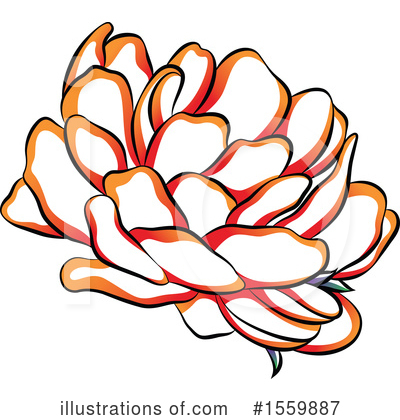 Royalty-Free (RF) Flower Clipart Illustration by Cherie Reve - Stock Sample #1559887