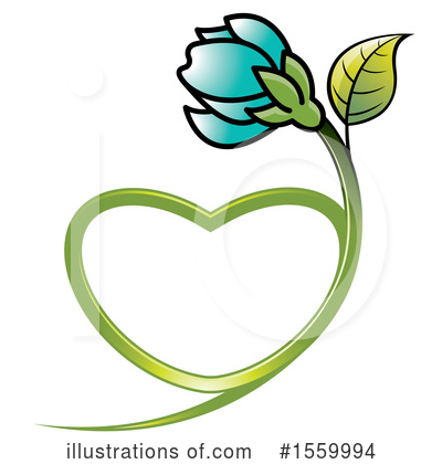 Royalty-Free (RF) Flower Clipart Illustration by Lal Perera - Stock Sample #1559994