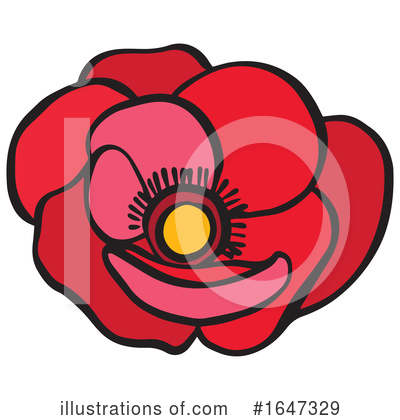 Royalty-Free (RF) Flower Clipart Illustration by Cherie Reve - Stock Sample #1647329