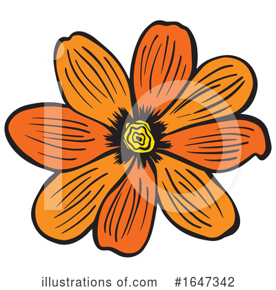 Royalty-Free (RF) Flower Clipart Illustration by Cherie Reve - Stock Sample #1647342