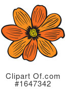 Flower Clipart #1647342 by Cherie Reve