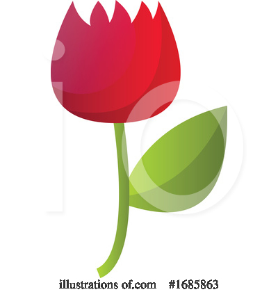 Royalty-Free (RF) Flower Clipart Illustration by Morphart Creations - Stock Sample #1685863