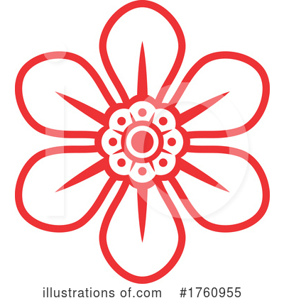 Royalty-Free (RF) Flower Clipart Illustration by Vector Tradition SM - Stock Sample #1760955