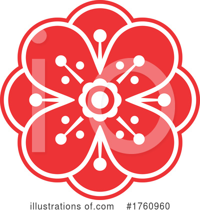 Royalty-Free (RF) Flower Clipart Illustration by Vector Tradition SM - Stock Sample #1760960
