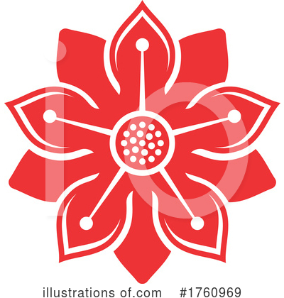 Royalty-Free (RF) Flower Clipart Illustration by Vector Tradition SM - Stock Sample #1760969