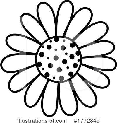 Royalty-Free (RF) Flower Clipart Illustration by Prawny - Stock Sample #1772849