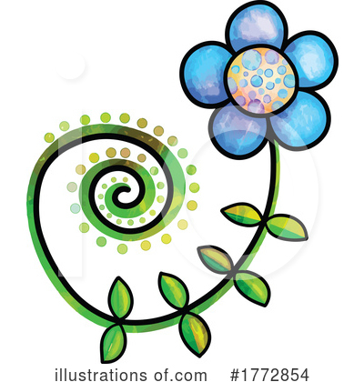Royalty-Free (RF) Flower Clipart Illustration by Prawny - Stock Sample #1772854