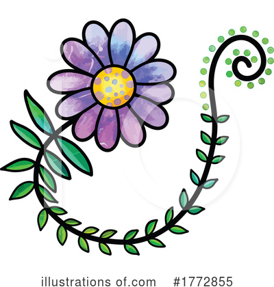 Royalty-Free (RF) Flower Clipart Illustration by Prawny - Stock Sample #1772855