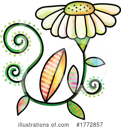 Royalty-Free (RF) Flower Clipart Illustration by Prawny - Stock Sample #1772857