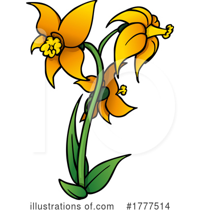 Royalty-Free (RF) Flower Clipart Illustration by dero - Stock Sample #1777514