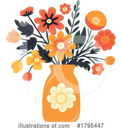 Royalty-Free (RF) Flower Clipart Illustration by yayayoyo - Stock Sample #1795447