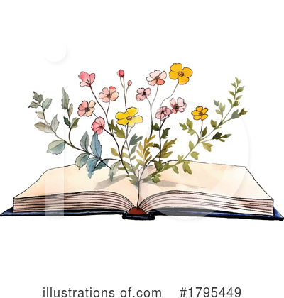 Royalty-Free (RF) Flower Clipart Illustration by yayayoyo - Stock Sample #1795449