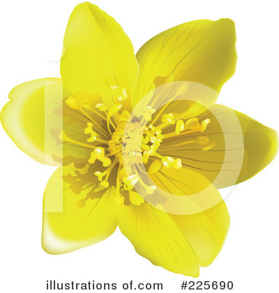 Royalty-Free (RF) Flower Clipart Illustration by dero - Stock Sample #225690