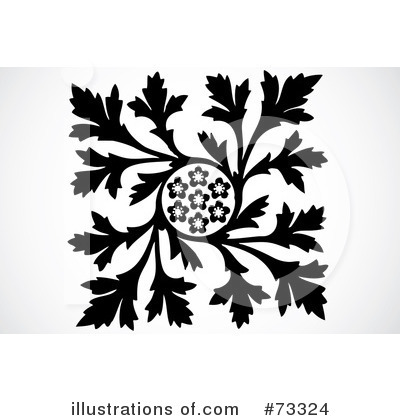 Royalty-Free (RF) Flower Clipart Illustration by BestVector - Stock Sample #73324