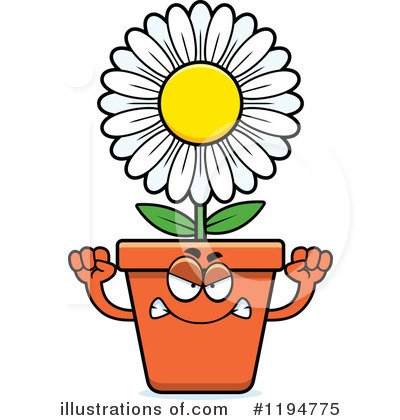 Royalty-Free (RF) Flower Pot Clipart Illustration by Cory Thoman - Stock Sample #1194775