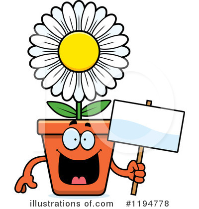 Royalty-Free (RF) Flower Pot Clipart Illustration by Cory Thoman - Stock Sample #1194778