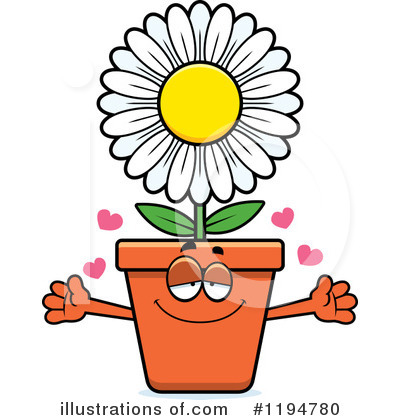 Royalty-Free (RF) Flower Pot Clipart Illustration by Cory Thoman - Stock Sample #1194780