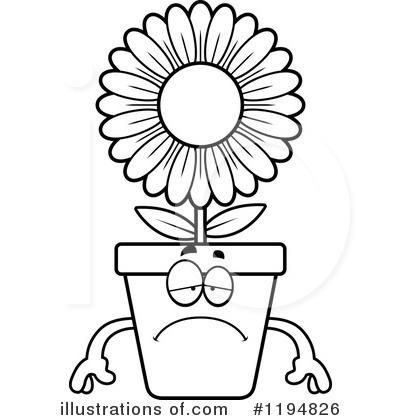 Royalty-Free (RF) Flower Pot Clipart Illustration by Cory Thoman - Stock Sample #1194826
