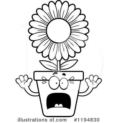 Royalty-Free (RF) Flower Pot Clipart Illustration by Cory Thoman - Stock Sample #1194830