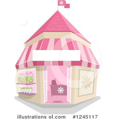 Royalty-Free (RF) Flower Shop Clipart Illustration by BNP Design Studio - Stock Sample #1245117