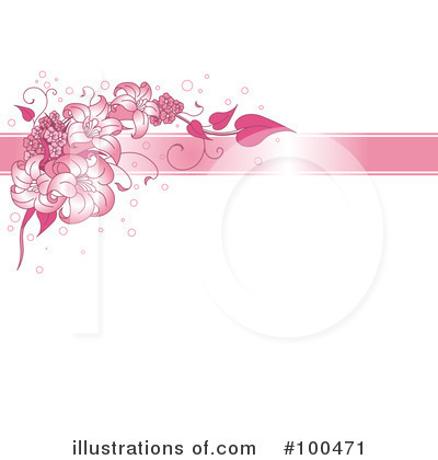 Floral Background Clipart #100471 by Pushkin