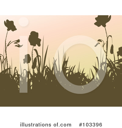 Royalty-Free (RF) Flowers Clipart Illustration by MilsiArt - Stock Sample #103396