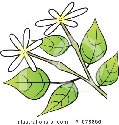 Royalty-Free (RF) Flowers Clipart Illustration by Lal Perera - Stock Sample #1078866