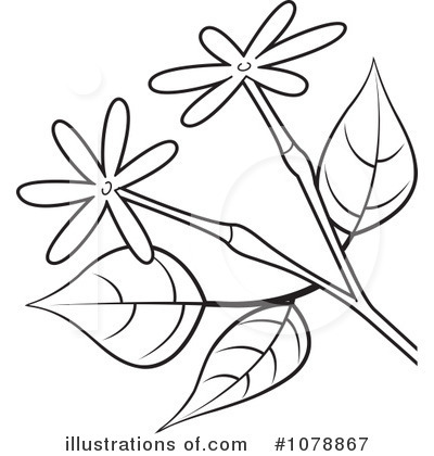 Royalty-Free (RF) Flowers Clipart Illustration by Lal Perera - Stock Sample #1078867