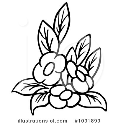 Royalty-Free (RF) Flowers Clipart Illustration by dero - Stock Sample #1091899