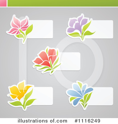 Royalty-Free (RF) Flowers Clipart Illustration by elena - Stock Sample #1116249