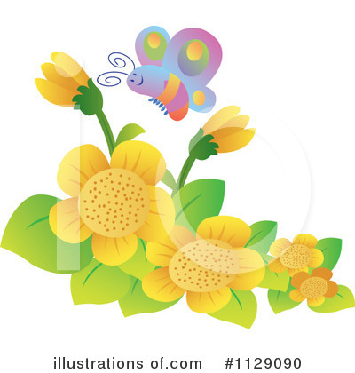 Royalty-Free (RF) Flowers Clipart Illustration by YUHAIZAN YUNUS - Stock Sample #1129090