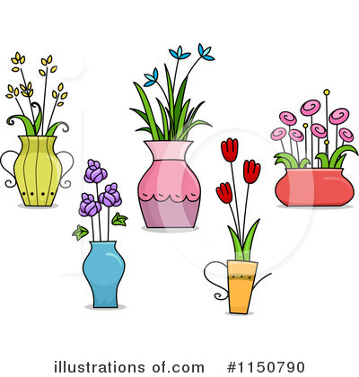 Royalty-Free (RF) Flowers Clipart Illustration by BNP Design Studio - Stock Sample #1150790