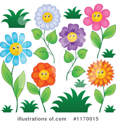 Royalty-Free (RF) Flowers Clipart Illustration by visekart - Stock Sample #1170015
