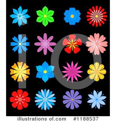 Royalty-Free (RF) Flowers Clipart Illustration by Vector Tradition SM - Stock Sample #1188537