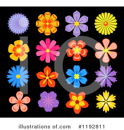 Flower Design Element Clipart #1192811 by Vector Tradition SM