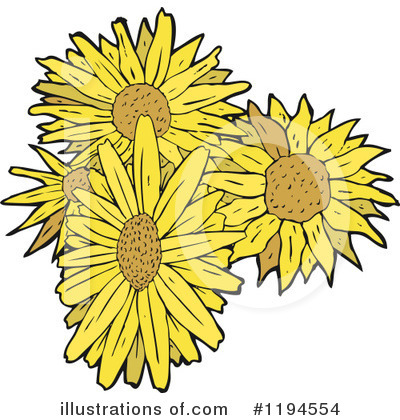 Royalty-Free (RF) Flowers Clipart Illustration by lineartestpilot - Stock Sample #1194554