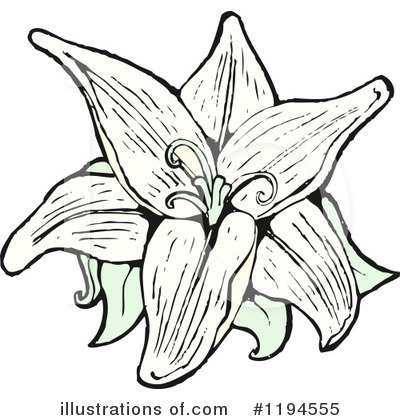 Royalty-Free (RF) Flowers Clipart Illustration by lineartestpilot - Stock Sample #1194555