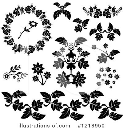 Royalty-Free (RF) Flowers Clipart Illustration by lineartestpilot - Stock Sample #1218950
